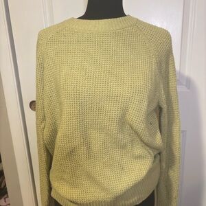 Women's Green- Yellow Sweater Old Navy